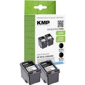 Ink sada 2 ks. náplní do tiskárny KMP H75D 1719,4021, kompatibilní, černá