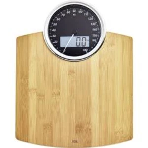 Analogová a digitální osobní váha 2 v 1 ADE BE 1719 Luna, Max. váživost 180 kg, bambusová