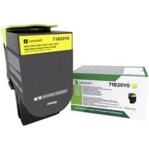 Lexmark vratný toner CS317 CS417 CS517 CX317 CX417 CX517 71B20Y0 originál žlutá 2300 Seiten