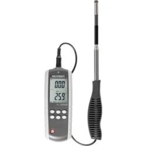Tyčový anemometr s teploměrem Voltcraft PL-135HAN, 0,1 - 25,0 m/s, USB