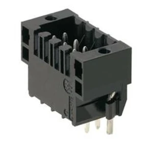 Konektor do DPS Weidmüller S2L-SMT 3.50/04/180LF 3.5SN BK BX 1001310000, 17.70 mm, pólů 4, rozteč 3.50 mm, 132 ks