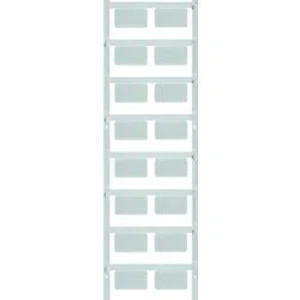 Device markers, MultiCard, 15 x 49 mm, Polyamide 66, Colour: Silver Weidmüller Počet markerů: 40 CC 15/49 MC NEUTRAL SIMnožství: 40 ks