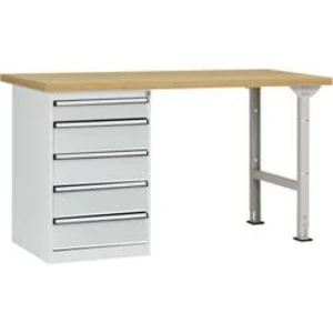 Dílenském COMBI model 4 s multiplex deska, Šxhxv = 2000 x 700 x 840 mm Manuflex WC5106.7035 WC5106.7035