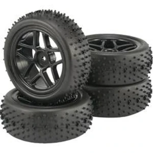 Kompletní kola Spike Reely RE-6549735 pro Buggy, 87 mm, 1:10, 2 ks, černá