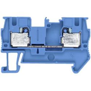 Průchodková svorka zásuvná svorka Siemens 8WH60000AG01, modrá, 50 ks