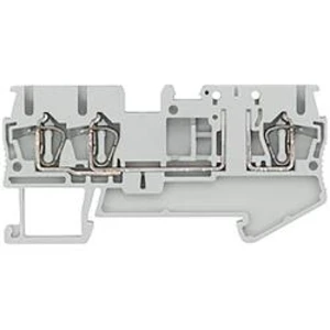 Oddělovací svorka přípojka s pružinovým protitahem Siemens 8WH20036AF00, šedá, 50 ks