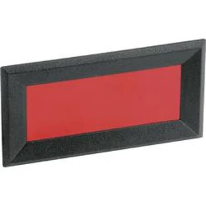 Přední rám Mentor 2656.8322, černá, červená, (š x v x h) 51 x 28 x 2.3 mm