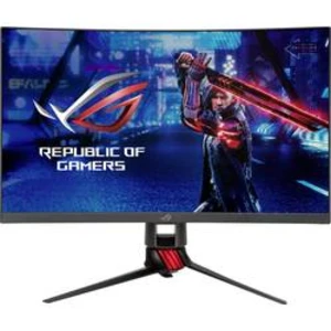 LED monitor Asus XG27WQ, 68.6 cm (27 palec),2560 x 1440 Pixel 1 ms, VA LED DisplayPort, HDMI™, na sluchátka (jack 3,5 mm), USB 3.2 Gen 1 (USB 3.0)