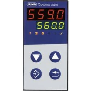 Termostat Jumo Quantrol LC100, typ senzoru L , J , T , K, E , N , S , R , Pt100, Pt1000, KTY , relé 3 A