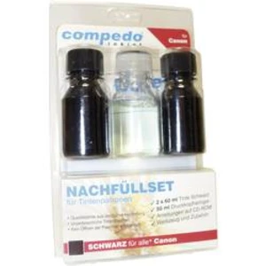 Sada patronových náplní inkoustových compedo MREFILL08 Vhodný pro značky (tiskárny): Canon černá Celkový obsah inkoustu: 120 ml