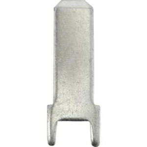 Faston zástrčka Vogt Verbindungstechnik 3825z.68 4.8 mm x 0.8 mm, 180 °, bez izolace, kov, 100 ks