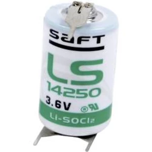 Speciální typ baterie 1/2 AA pájecí kolíky ve tvaru U lithiová, Saft LS 14250 3PFRP, 1200 mAh, 3.6 V, 1 ks