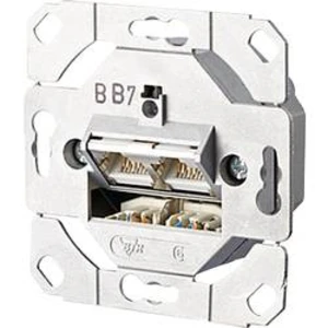 Síťová zásuvka pod omítku panel CAT 6 2 porty Metz Connect