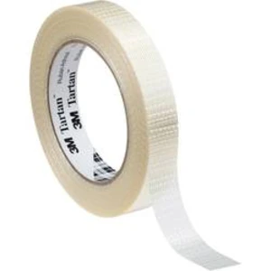 Vláknitá lepicí páska 3M 89547550, (d x š) 50 m x 75 mm, kaučuk, světle hnědá, 1 ks