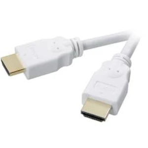 HDMI kabel SpeaKa Professional [1x HDMI zástrčka - 1x HDMI zástrčka] bílá 1.50 m