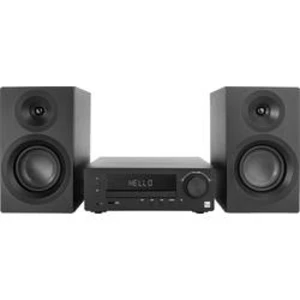 Stereo systém Dual DAB-MS 170, Bluetooth, CD, DAB+, FM, USB, AUX, černá