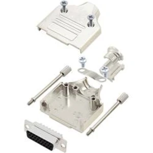 Sada D-SUB zásuvková lišta TRU COMPONENTS TCMHDM15HDS26K, 180 °, pólů 26, pájecí kalíšek, 1 ks