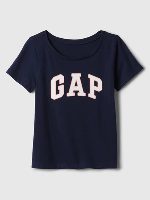 Tmavomodré dievčenské tričko GAP