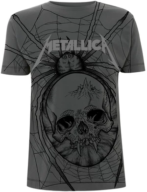 Metallica Koszulka Spider All Over Męski Grey 2XL