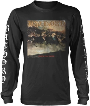 Bathory Camiseta de manga corta Blood Fire Death Hombre Black S