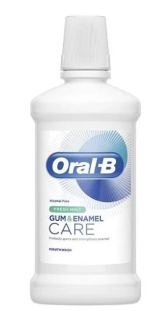 Oral-B Gum & Enamel Care Ústní voda Svěží máta 500ml 500 ml