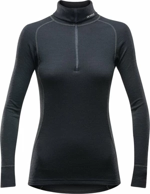 Devold Duo Active Merino 210 Zip Neck Woman Black M Thermischeunterwäsche