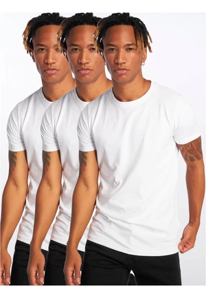 DEF Weary T-shirt of 3 pieces wht/wht/wht