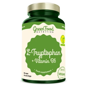 GREENFOOD NUTRITION L-tryptophan + vitamín B6 90 kapsúl