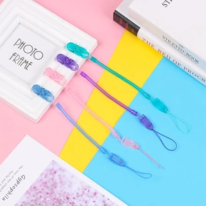 1PC DIY Infant Chew Toy Baby Teething Pacifier Chain Nipple Strap Dummy Clips