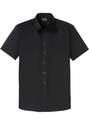 Košeľa s krátkym rukávom, strečová, Slim Fit