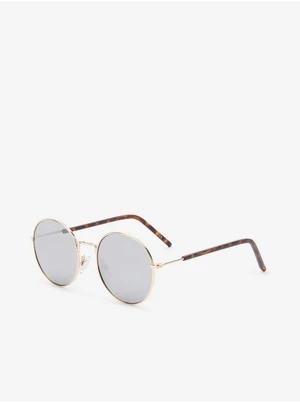 Women's Framed Sunglasses in Gold VANS LEVELER SUNGLAS - Women