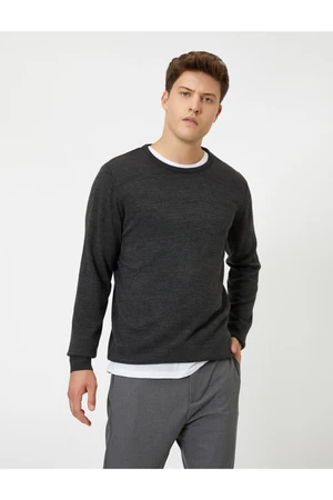 Koton Men's Anthracite Sweater