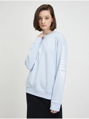 Light blue women hoodie Puma - Women