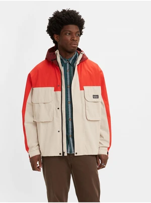 Levi&#39;s Red-Beige Mens Winter Jacket Levi&#39;s® Bartlett - Men