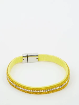 Yellow bracelet Yups dktf0367. R06