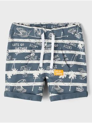 Grey Boys Patterned Shorts name it Frank - Boys