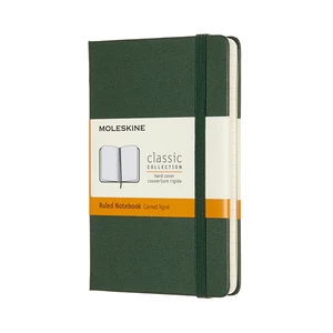MOLESKINE Zápisník tvrdý linajkovaný zelený S (192 strán)