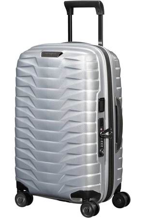 Samsonite Kabinový cestovní kufr Proxis S EXP 38/44 l - stříbrná