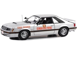 1982 Ford Mustang SSP - Georgia State Patrol State Trooper 1/18 Diecast Model Car by Greenlight