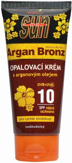 SUN ARGAN opaľovací KRÉM SPF10-tuba