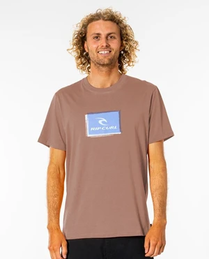 T-Shirt Rip Curl CORP ICON TEE Washed Peach