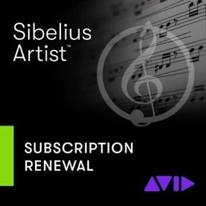 AVID Sibelius 1Y Subscription - Renewal (Digitálny produkt)