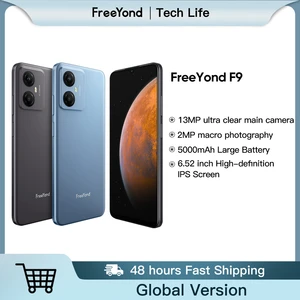 FreeYond F9 Smartphone 2GB 64GB 6.52 Inch HD+ Screen Octa Core 13MP Dual Camera 5000mAh Android Phone Global Version 2022 NEW