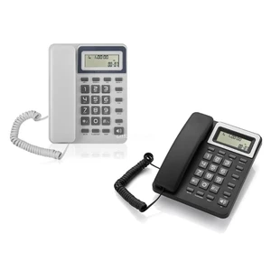 Desktop Corded Phone with 16 Kinds of Ring Tones for Office and Home Hospital Dropship