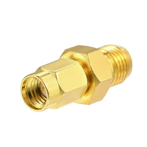 Superbat SMA Female to SSMA Male Adapter Gold Plated Brass 50ohm RF Coaxial Connector