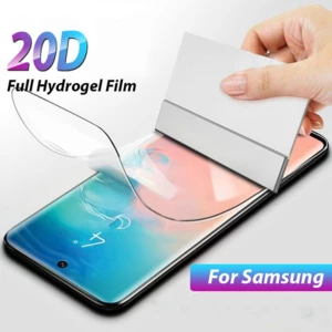 Samsung S23 Ultra S22 S21 Plus Note 20 Plus S20 Plus S20 FE S20 Note 10 Plus 9 S10 S9 S8 Hydrogel Full Screen Protector