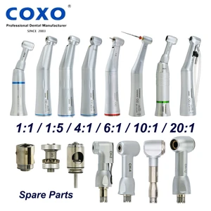 COXO Dental Implant Endodontic Low Speed 1:1 6:1 10:1 20:1 Increasing 1:5 LED Fiber Optic Contra Angle Handpiece Fit KAVO NSK