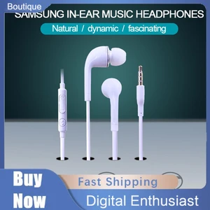 New With Microphone 3.5mm Wired Earphone 3.5mm Wired Headset In-ear Game Wired headphones For Samsung Huawei Phones Pc 2023