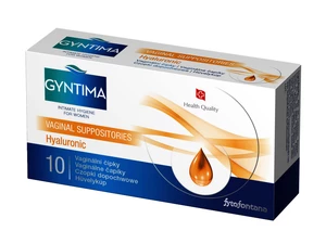 Gyntima Vaginální čípky Hyaluronic 10 ks