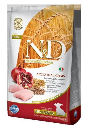 N&amp;D dog LG PUPPY MINI CHICKEN/POMEGRANATE - 7kg